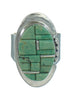 Turquoise Inlay Sterling Silver Southwest Ring Size 6-1/2 AX89646